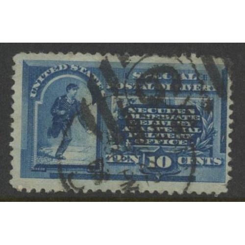 # E1 10¢ Messenger, Blue